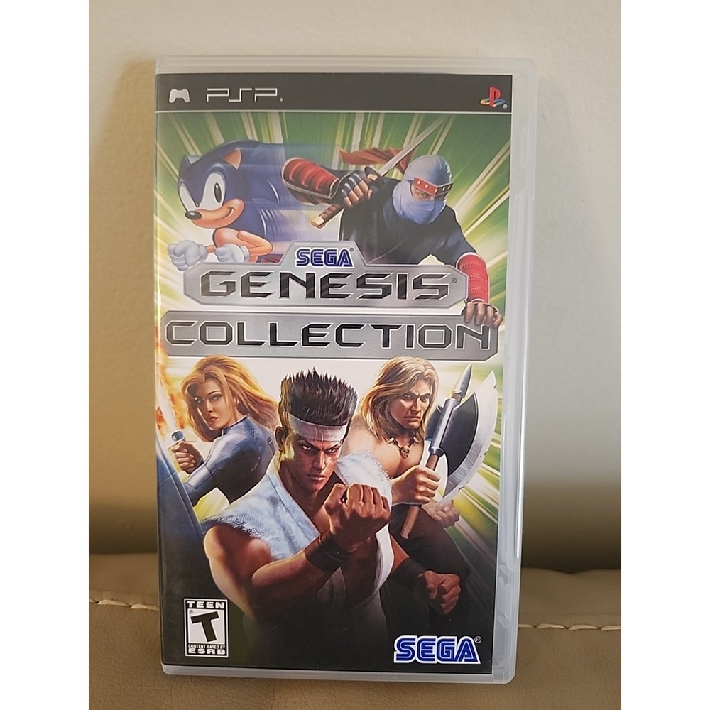 Sega Genesis Collection‎ - PlayStation Portable PSP - CIB Complete W/ Manual